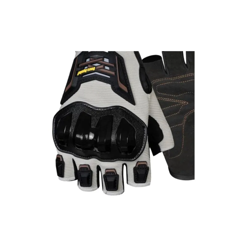 ONES AGAIN! Motorcycle Protective Gears Microfiber Polyester Mesh Wrist Unisex Half Finger Wrist Brace-8