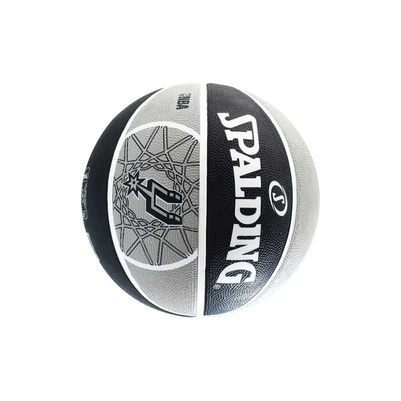 SPALDING Rubber Basketball Black Gray Size 7 Training Unisex-2