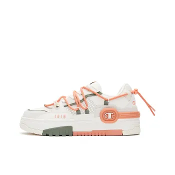 Champion Essentials Collection Bumper V1 Low Top Skateboard Shoes Women's White Orange