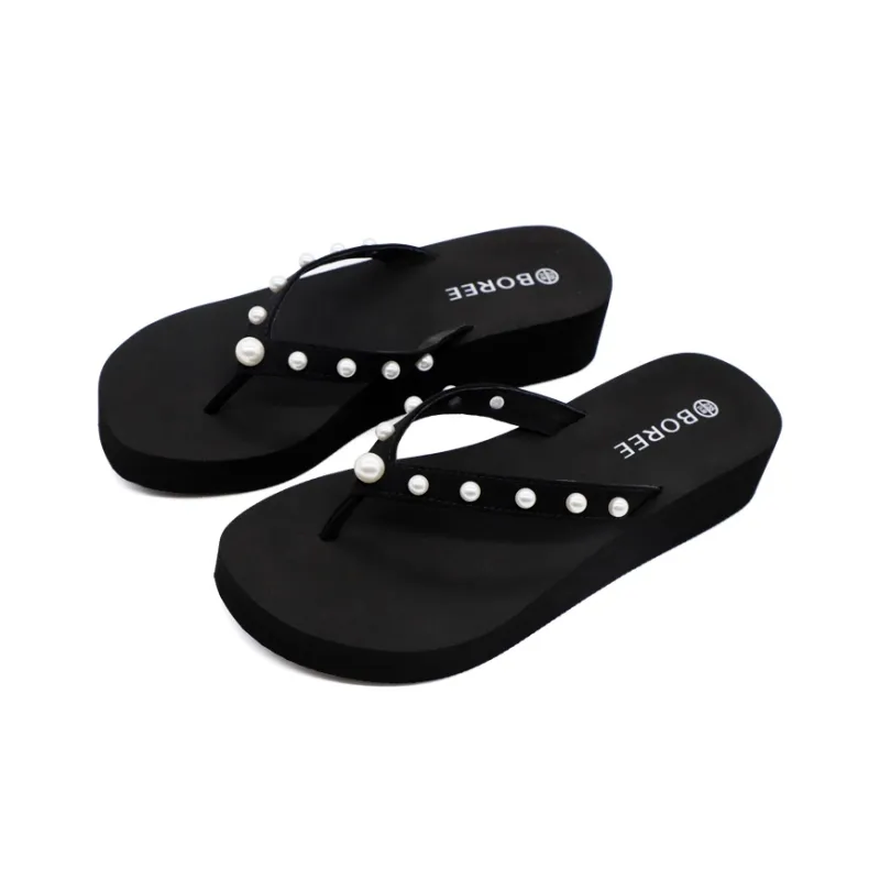 BOREE EVA Flip Flops Women's Black-4