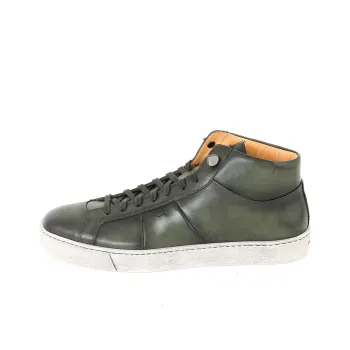 Santoni Jovani High-Top Skateboard Shoes Men's Green