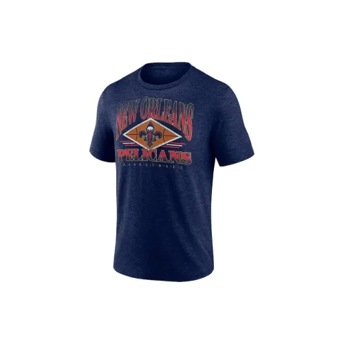 NBA New Orleans Pelicans T-Shirts Men Navy Blue