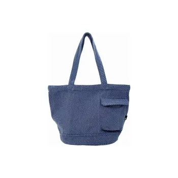 ROOTOTE Recycled Cotton Tote Bag, Shopping Bag, Handbag Women's Denim Blue