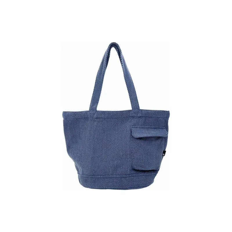 ROOTOTE Recycled Cotton Tote Bag, Shopping Bag, Handbag Women's Denim Blue-0