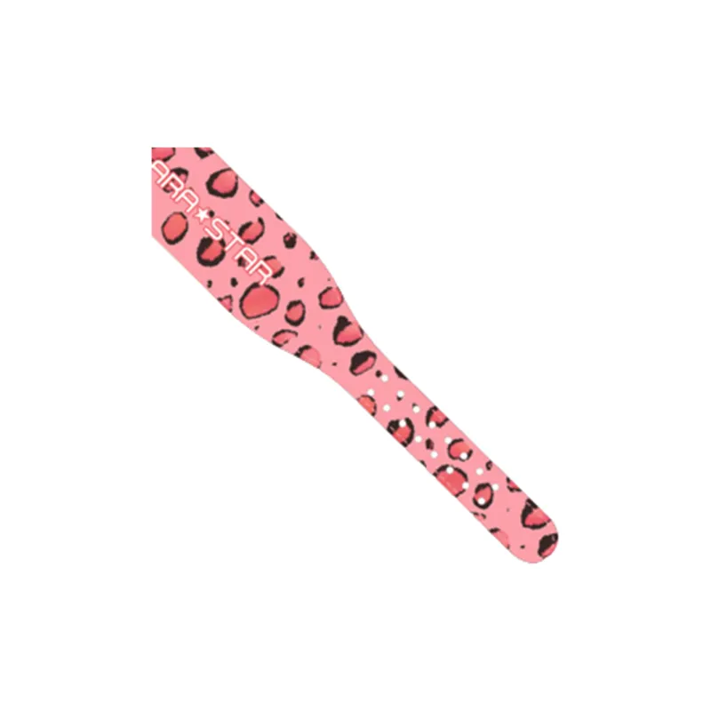 LARA STAR Back Support Braces Fitness Protective Compression Slip-Resistant 1 Pack Sexy Pink Leopard Cow Leather Unisex-1