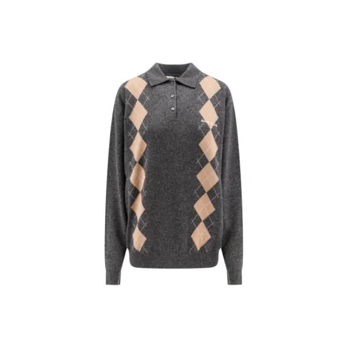 MIU MIU Polo Shirts Women's Gray