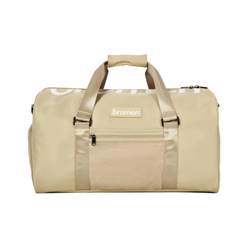 Bromen Polyamide Gym Bag, Yoga Training Bag, Luggage Bag, Travel Bag 20L Unisex Khaki/Fresh Green-1