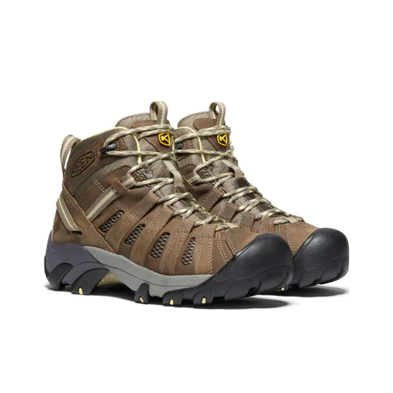 KEEN Anti-Slip Wear-Resistant Mid-Top Hiking Shoes Women's Brown-2
