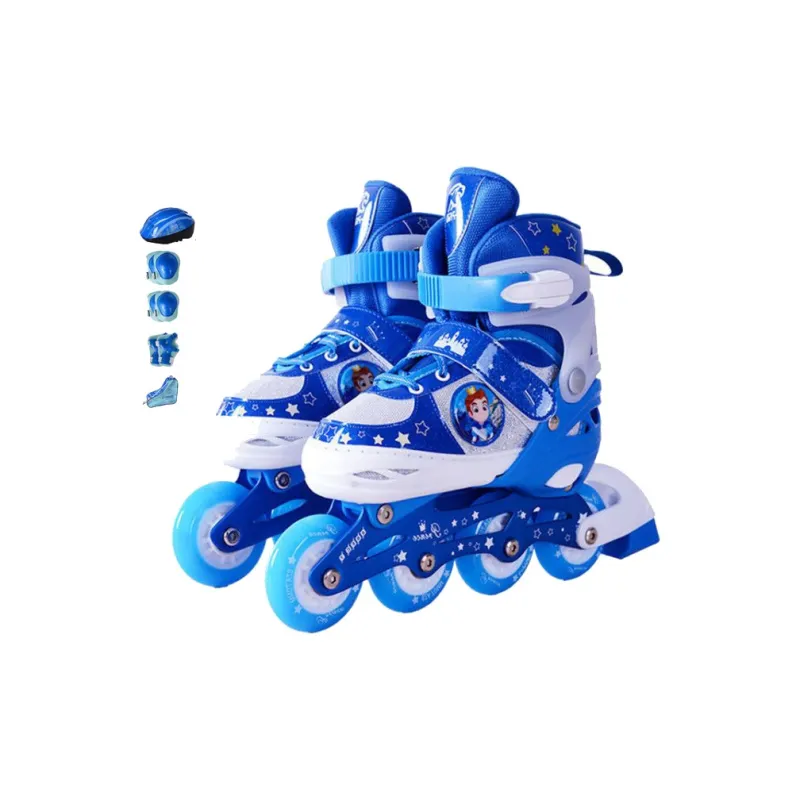 L pard Inline Skates Roller Skating Kids' Size Adjustable-4