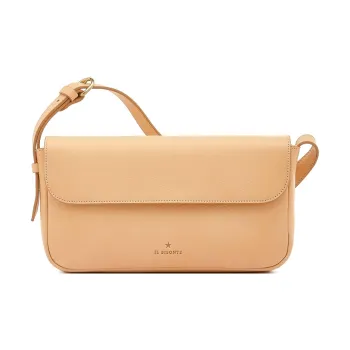 Il Bisonte Cow Leather Crossbody Bag Shoulder Bag Women's Natural