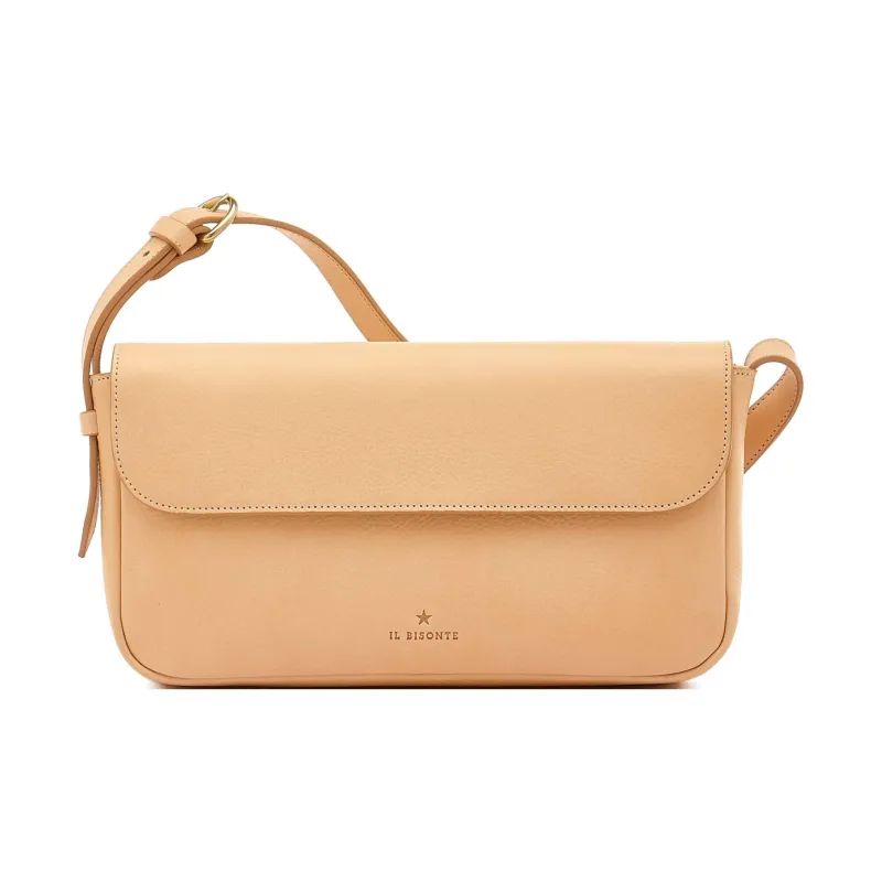 Il Bisonte Cow Leather Crossbody Bag Shoulder Bag Women's Natural-0