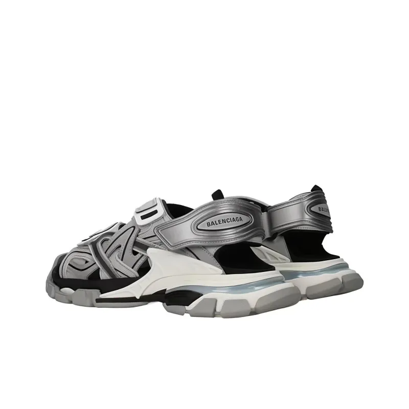 Balenciaga Track Sandal Grey Black-3