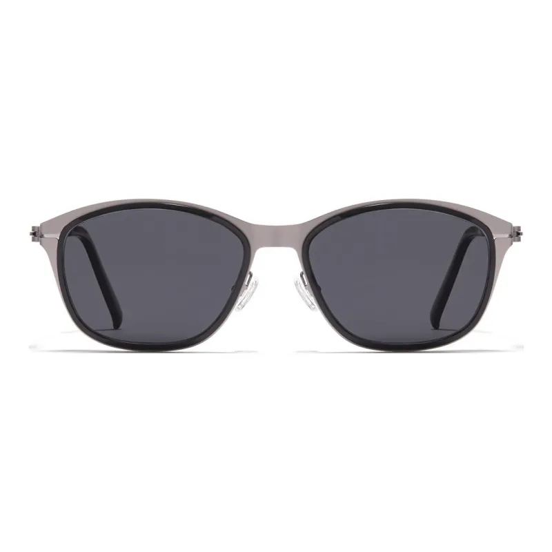 CARIN Plate Frame Stainless Steel Irregular Shape Sunglasses Unisex-3