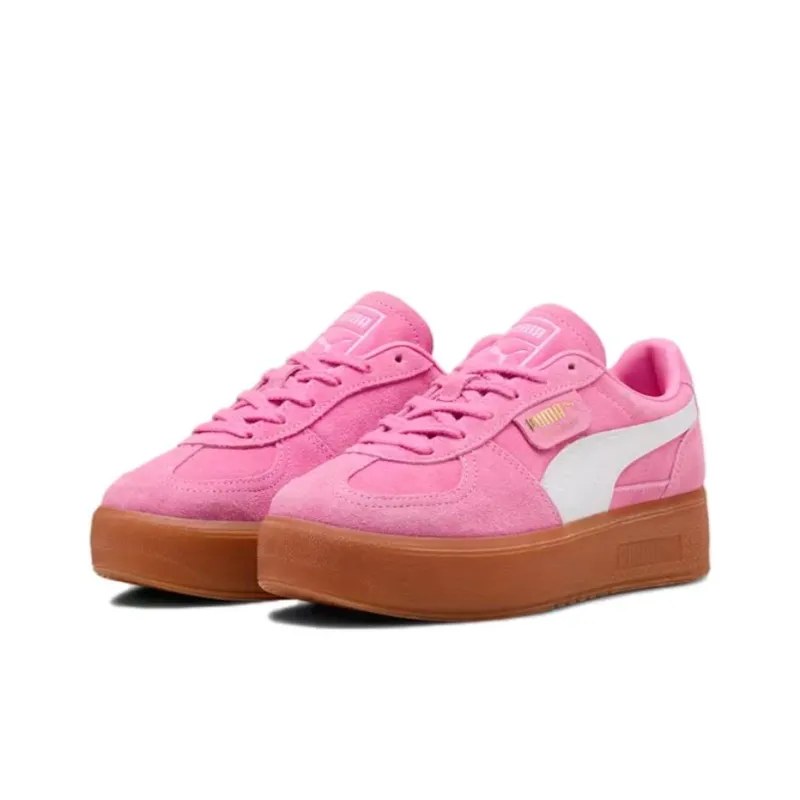 PUMA Palermo Anti Slip And Wear Resistant Lightweight Low Top Skateboard Shoes Women's Pink-2