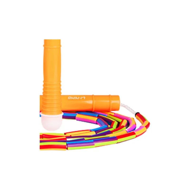 LiNing Casual Entertainment Non Countable Jump Ropes Kids PVC+Rubber+DTY Rope+PP Controller Cord Length 2.6m Orange-3