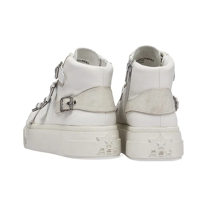 ASH STARMOON BUCKLE Collection High-Top Genuine Leather Platform Casual Platform Shoes Casual Shoes Women's-7