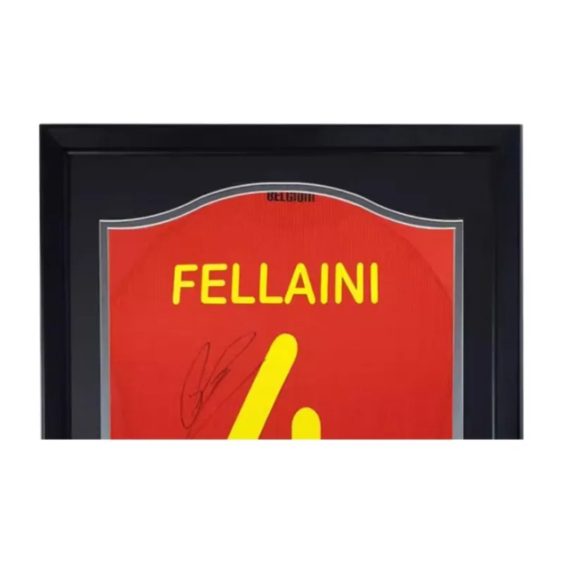Yi Shot Jersey Belgian National Team Included SA Certificate Framed And Collectible-2