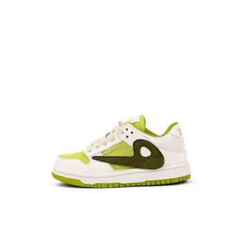 Banner The Piggy Breathable Low Top Kids' Skateboarding Shoes White Green Kids