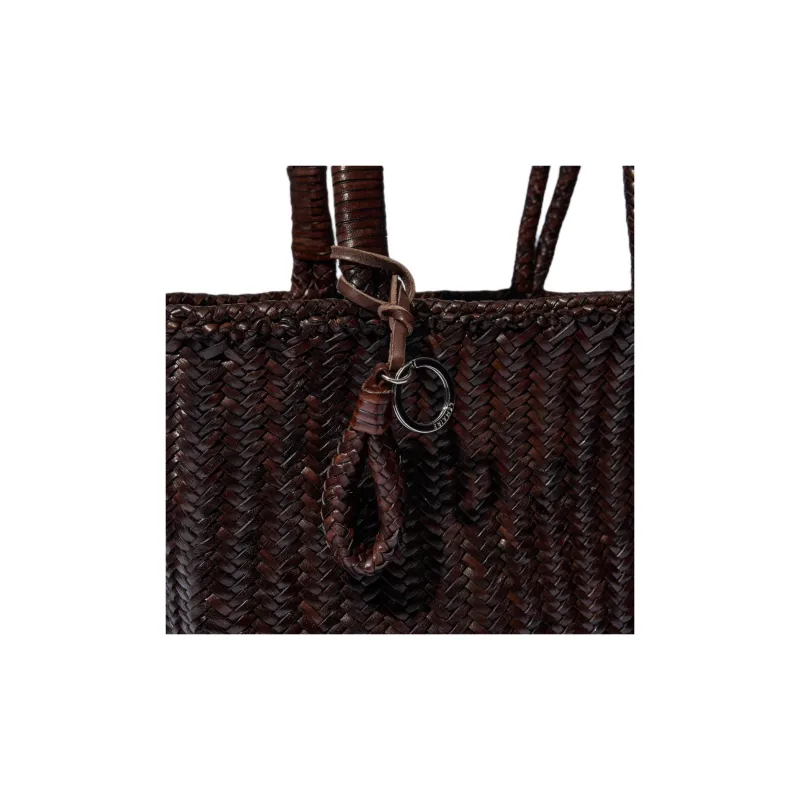 Lemaire Buffalo Leather Tote Bag Shopping Bag Shoulder Bag Handbag Medium Size Women's Brown-2