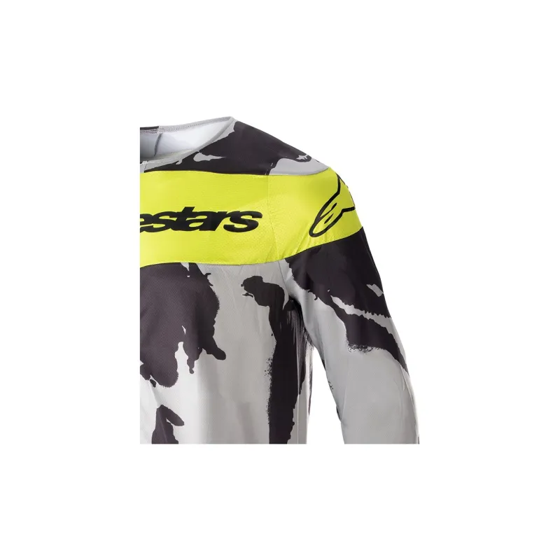ALPINESTARS 2023 Racing Tactical Jersey Grey Camouflage/fluorescent Yellow-2