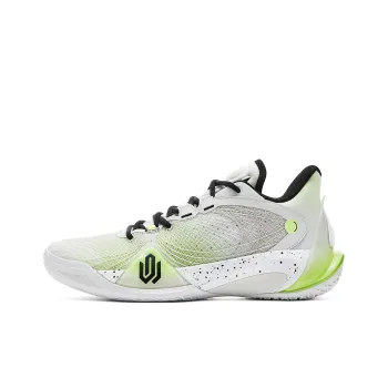 PEAK Vikings Gift 2nd Generation Basketball Shoes Men Low Top Light Gray Neon Green