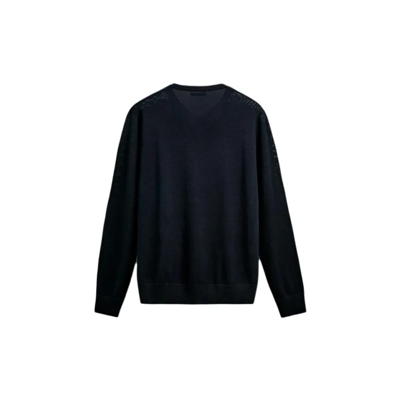 ZARA Sweaters Men Sea Blue-1