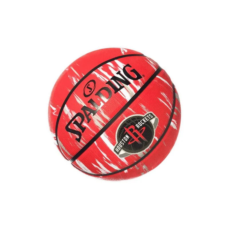 SPALDING Rubber Basketball Red White Size 7 Ball Training-1
