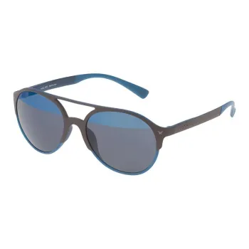 Police Injection Molded Aviator Sunglasses Unisex Brown