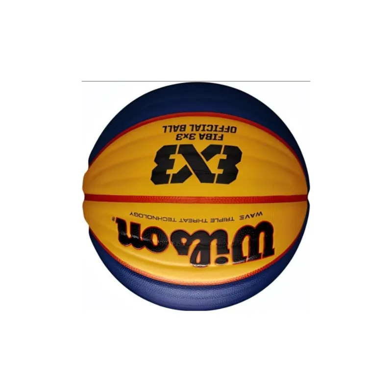 Wilson PU Basketball Blue Yellow 5th/6th/7th Match Unisex-2