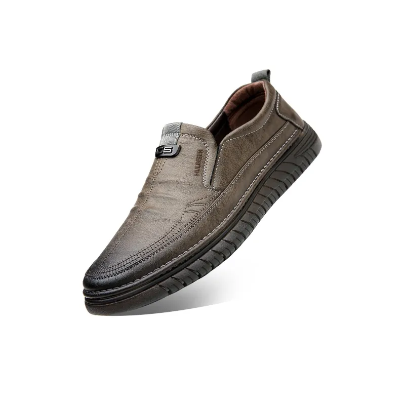 Mulinsen Men's Casual Shoes Men Low Top Khaki-5