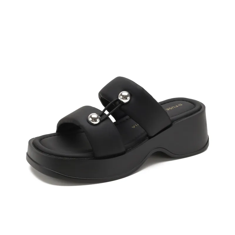 D:FUSE SCANDINAVIA Slip-Resistant Abrasion-Resistant Slide Slippers Women's-1