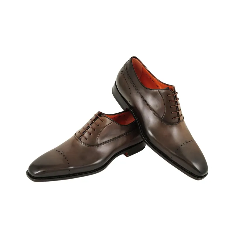 Santoni Ciro II Dress Shoes Men's Brown-3