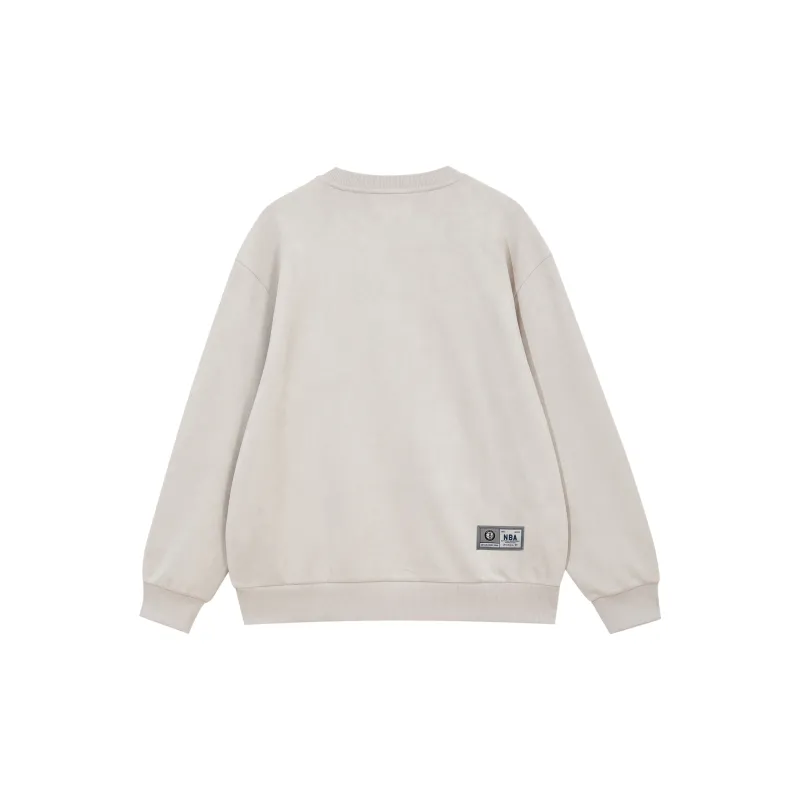JACK JONES· x NBA Sweatshirt Men's Stone Gray-1