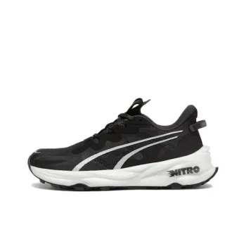 PUMA Fast Trac Nitro Anti Slip Wear Resistant Low Top Trail Running Running Shoes Men's Black White