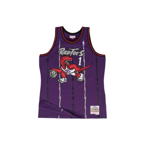 NBA Mitchellness Hall Of Fame Basketball Jerseys Men Purple