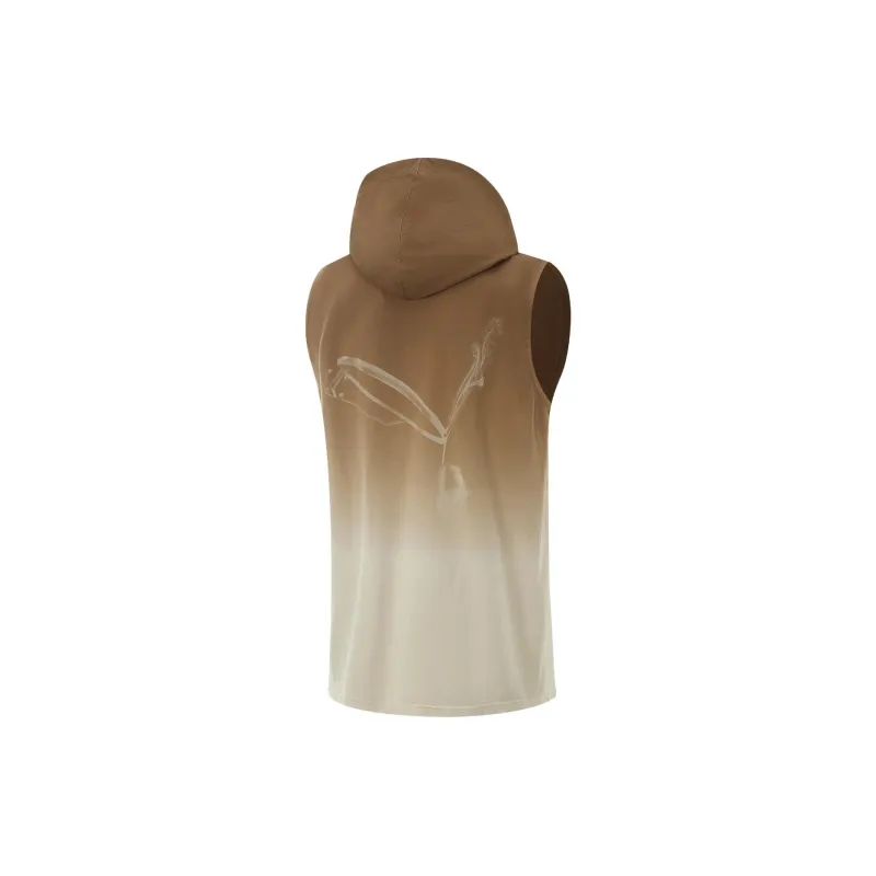 LiNing BadFive Collection Basketball Collection Tank Top Men's Brown/Oat Gray Gradient-1