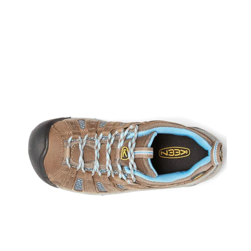 KEEN Voyageur Anti Slip Wear Resistant Low Top Hiking Shoes Women's Brown-3