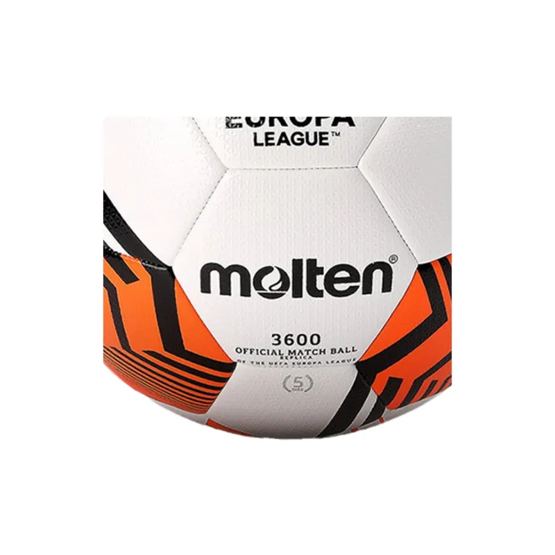 Molten Size 5 Soccer PU Seamless Thermal bonding Unisex White Orange Black-2