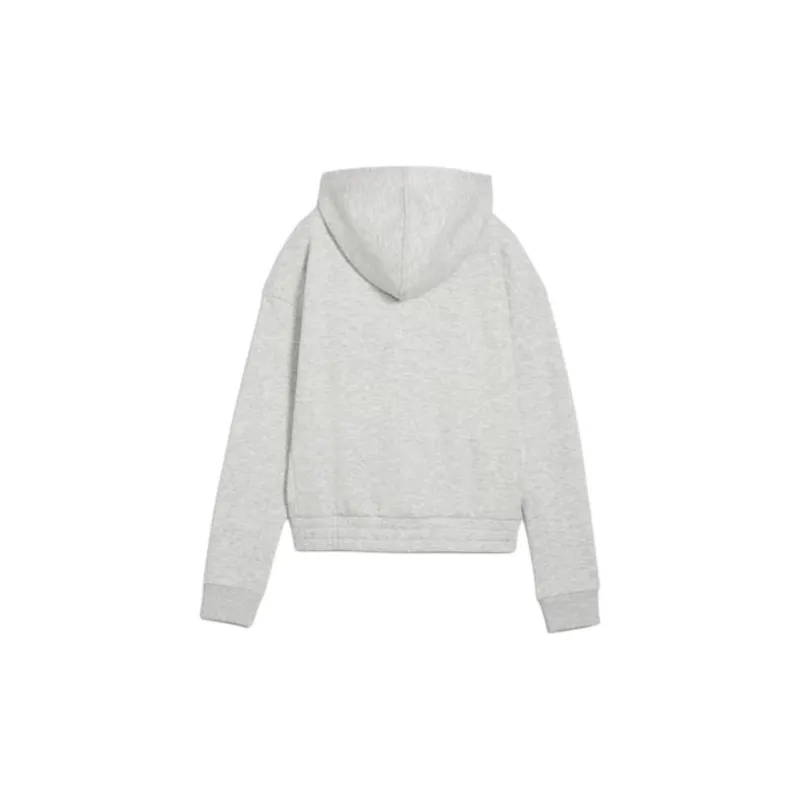 PUMA Train Favorite Full-Zip Training Fleece Jackets Coats Women's Light Gray-1