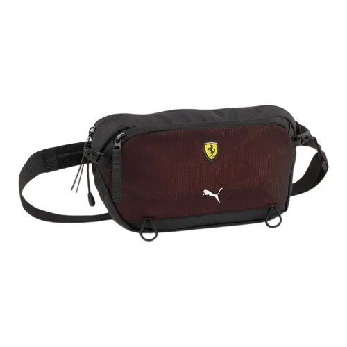 PUMA Polyester Fanny Pack Unisex Black & Red