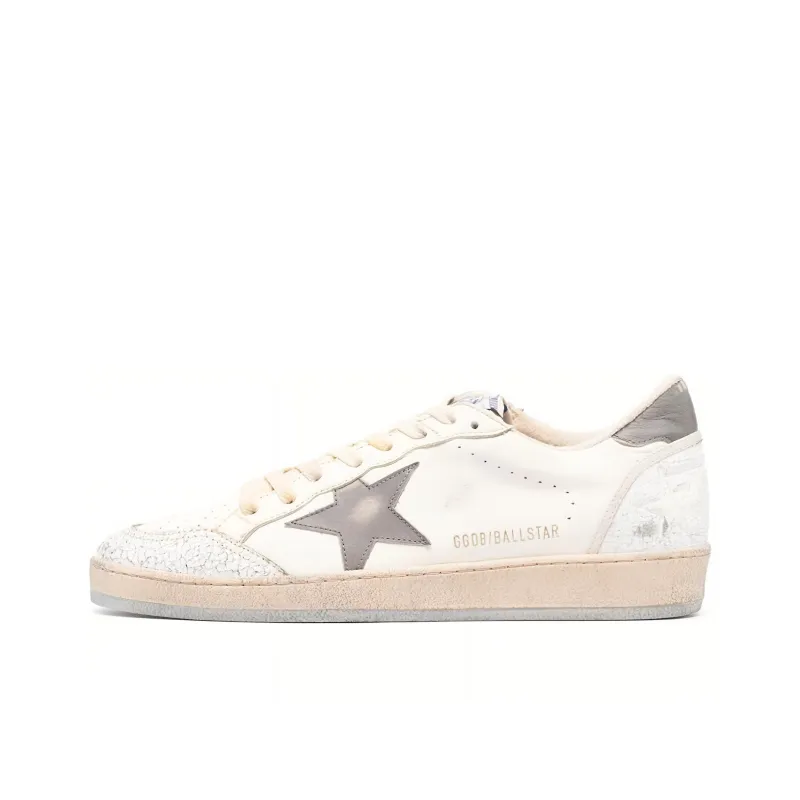 Golden Goose Logo-patch Leather Sneakers-0