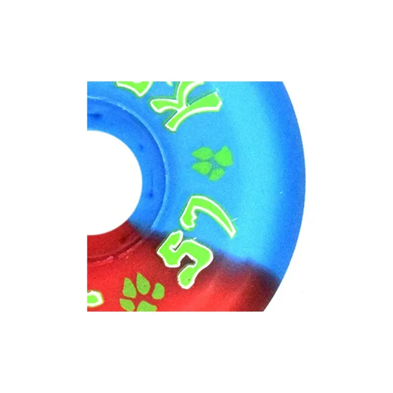 DOGTOWN Skateboard Wheels Land Surfboards 57mm X 97a-Red/Bright Blue 50/50-2