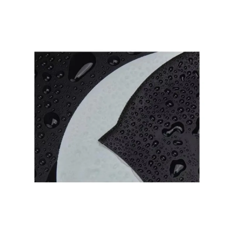BALNEAIRE Swimming Caps Silicone Unisex Glow In The Dark Black-3