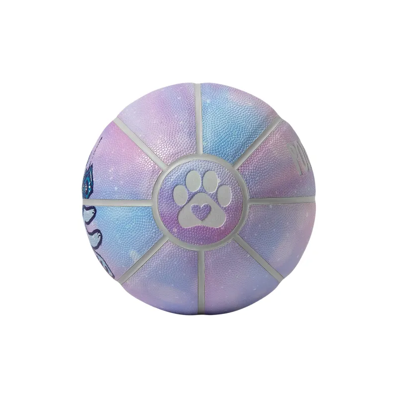 XINSE PU Basketball Pink Size 7 Training Competition Unisex-5