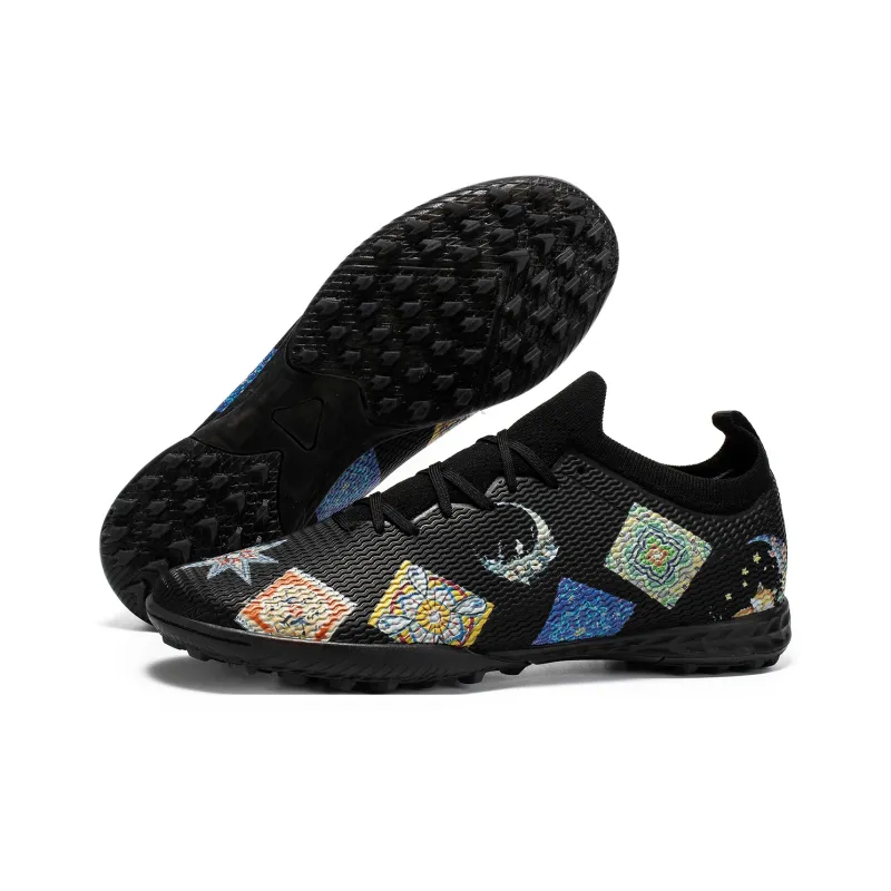 Saibi Slip-Resistant Breathable Support Soccer Shoes Unisex-7