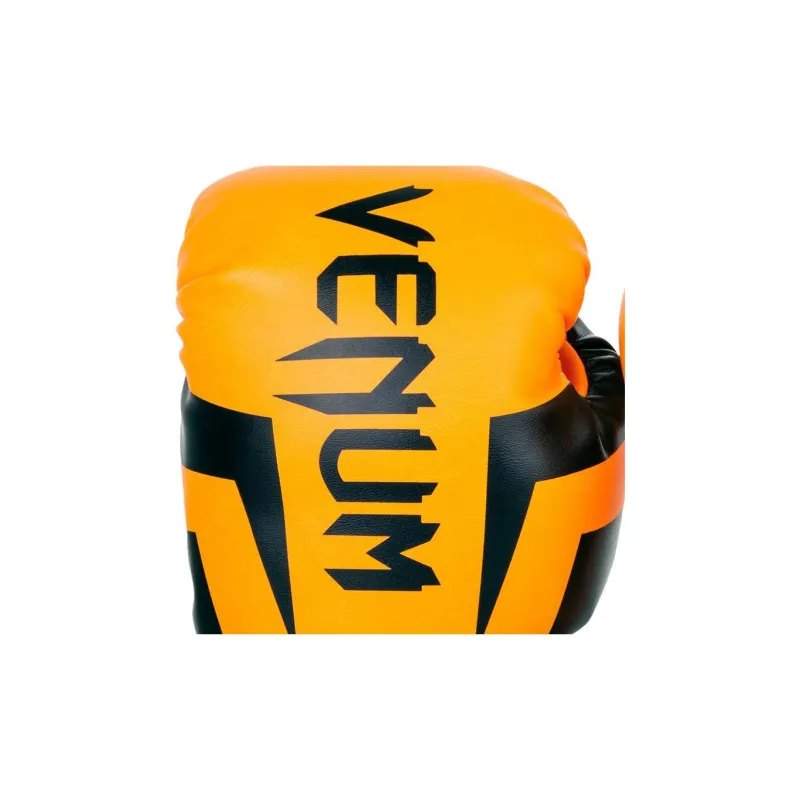 VENUM Venom ELITE Collection Boxing Gloves Leather Training Kids' Orange-4