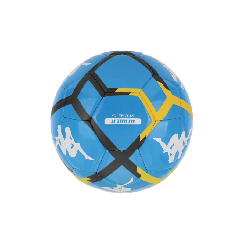 Kappa Size 35 Size Soccer PVC Machine Stitched Soccer Ball Unisex Blue - Black/Yellow Stripes-3