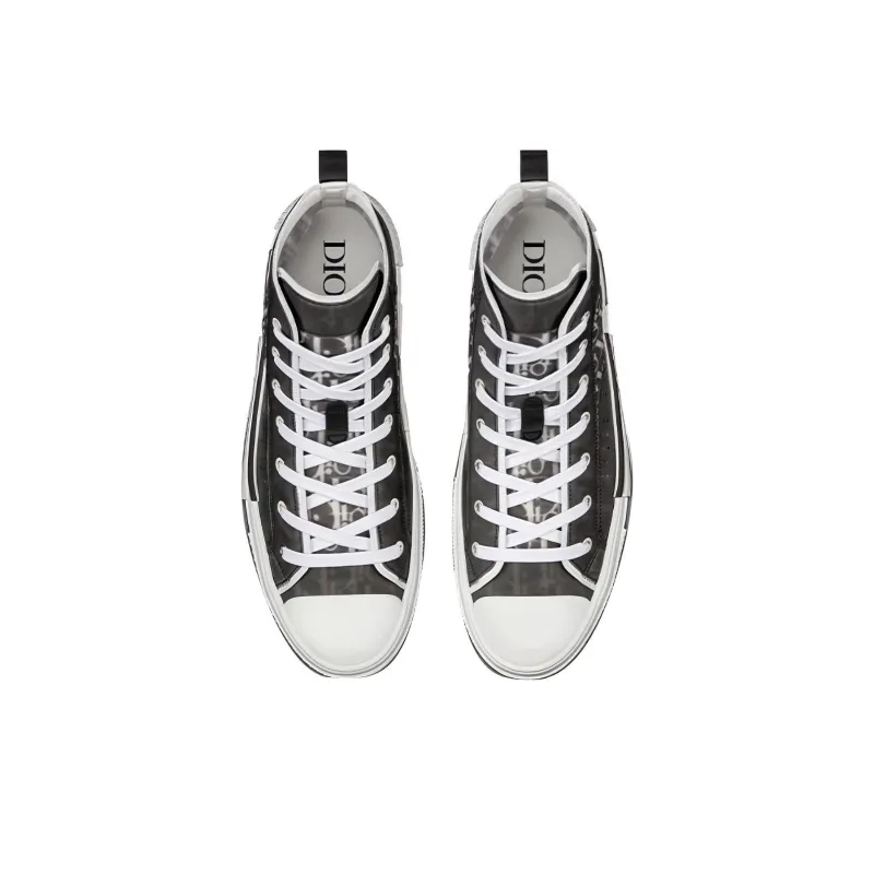DIOR B23 High Black White Oblique-4