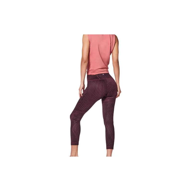 Lululemon High Times Athletic Trousers Women's Purple Black Plaid-1