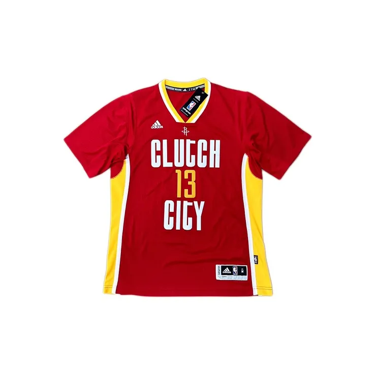Three For Rocket Size 13 Harden Short Sleeved Basketball Apparel, Framed, Includes Certificate-2